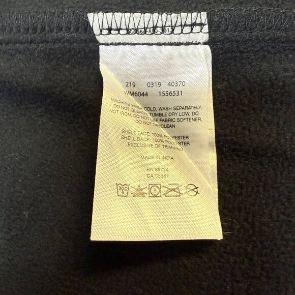 Columbia Men’s Black Softshell Jacket Size Large Full Zip Windproof Fleece-Lined - Picture 6 of 10